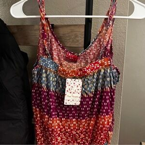 Free People Colorful Tank With Tags
